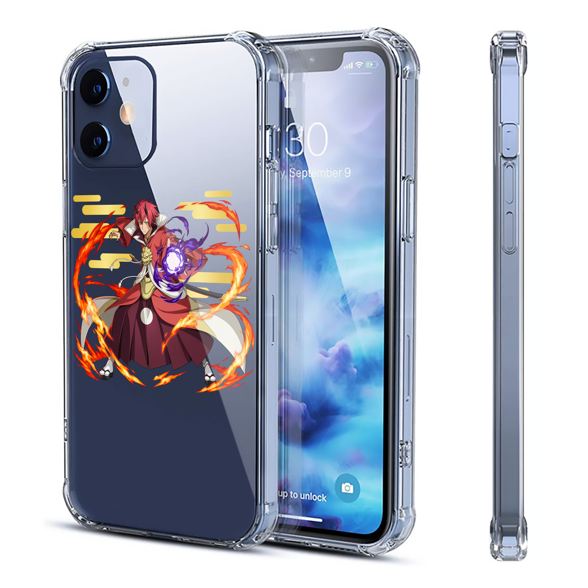 （画像用） 転スラ Regarding Reincarnated to Slime 【iPhone 12シリーズ対応】透明スマホケース（クリアソフトケース）